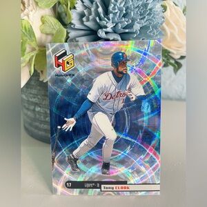 Vintage Tony Clark Tigers Baseball Trading Card Hologrfx 1999